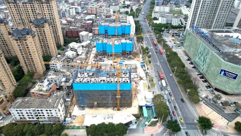 福清西区&清荣北(部分)在建楼盘工程进度航拍丨2024.02